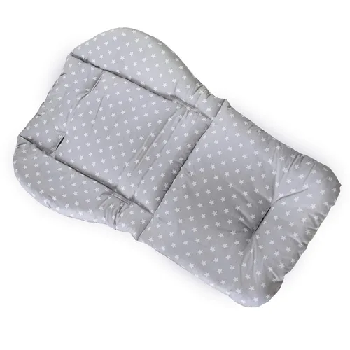Vista 2 de Twoworld Cojín para silla alta, cojín de asiento de bebé grueso grande para silla de bebé, funda de almohadilla transpirable (gris de moda)