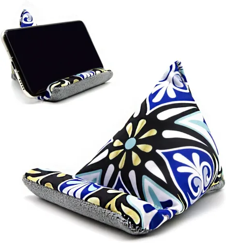 Vista 9 de Soporte de teléfono para escritorio, soporte de almohada para teléfono para iPhone 15 16 Pro, soportes de teléfono de tela hechos a mano tipo bean