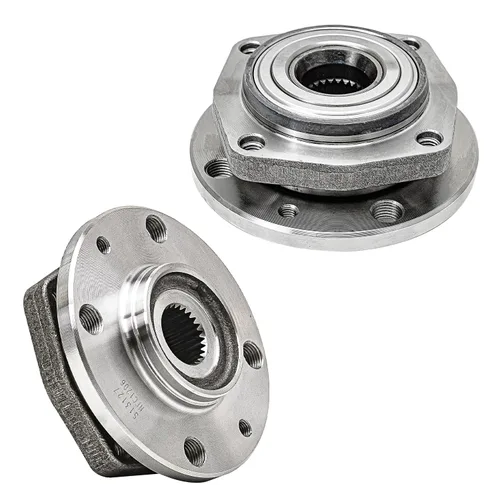 Vista 32 de Detroit Axle - Cojinete de rueda delantera y cojinete de rueda trasera para Honda Civic 1992-2000, Civic Del Sol 1993-1997, 4 lengüetas no ABS 1992