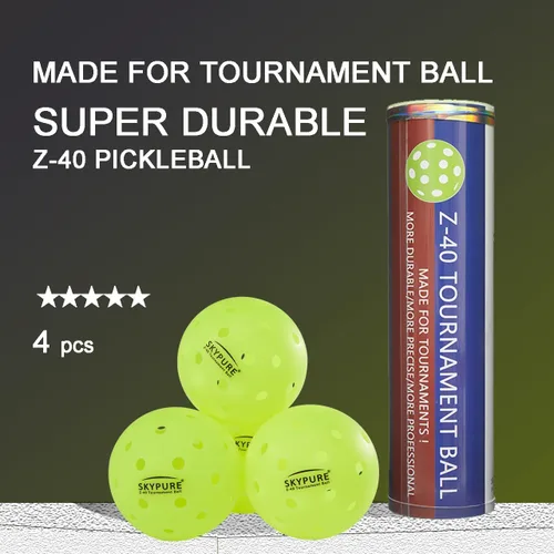 Vista 2 de Bolas de pickleball al aire libre Z40 para clubes/máquinas de bolas