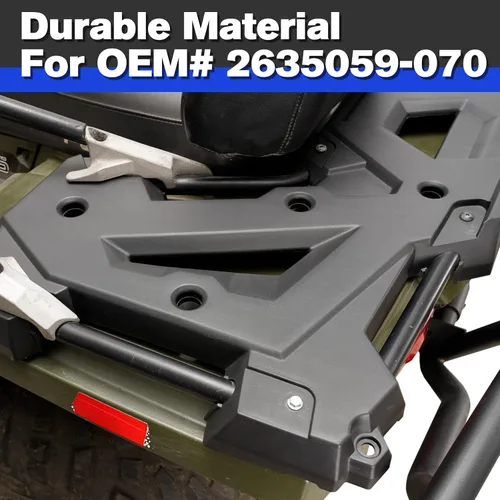 Vista 3 de HAKA TOUGH Estante trasero para accesorios de rack Polaris Sportsman 570 2014-2020, reemplazo OEM # 2635059-070, carrocería trasera para Sportman