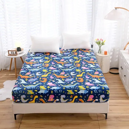 Vista 17 de Sábana bajera ajustable con bolsillo profundo, sábanas de tela impresa con patrón 3D (mariposa negra, individual)