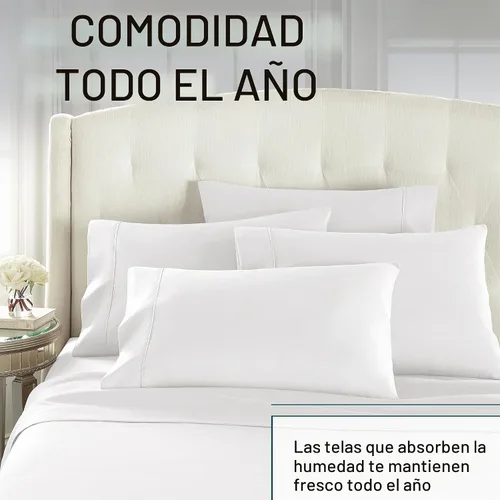 Vista 6 de Danjor Linens - Juego de sábanas para camas literas individuales con 2 fundas para almohadas, microfibra cepillada ligera con bolsillos profundos