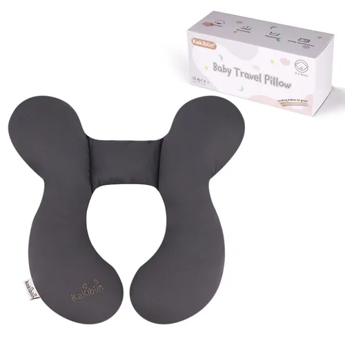 Vista 20 de KAKIBLIN Almohada para el cuello del bebé, almohada de la ayuda de la Azul