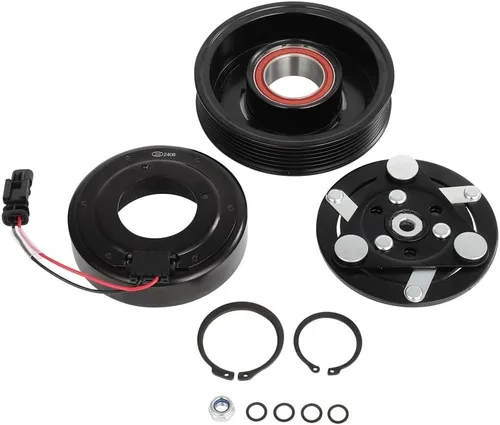 Vista 27 de CCIYU Embrague del compresor de aire acondicionado 2016-2018 para Fiat 500X 2.4L 2015-2021 para Jeep Renegade 2.4L AC Compresor para automóvil
