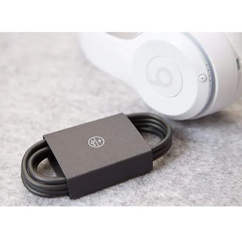 Vista 5 de Cable de audio de repuesto con micrófono en línea y control compatible con auriculares Beats Solo, Studio, Pro, Detox, Wireless, Mixr, auriculares