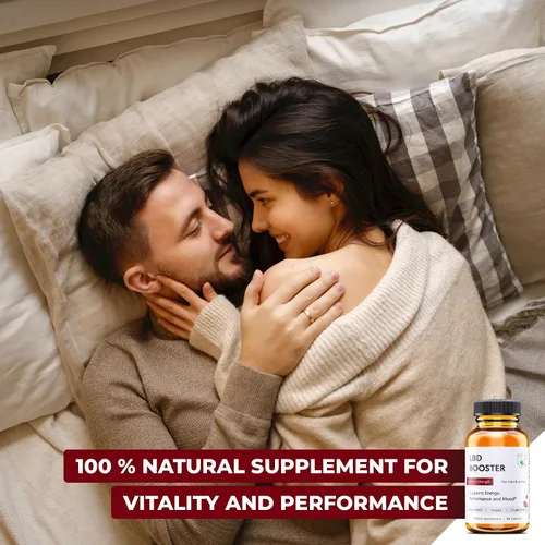Vista 4 de Energy Pills - Raíz de maca orgánica, potenciador con ginseng rojo coreano y L-teanina, mejora de impulso para hombres y mujeres, suplemento vegano