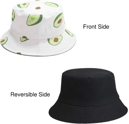 Vista 2 de Umeepar Sombrero de pescador unisex reversible plegable para el sol para hombre y mujer