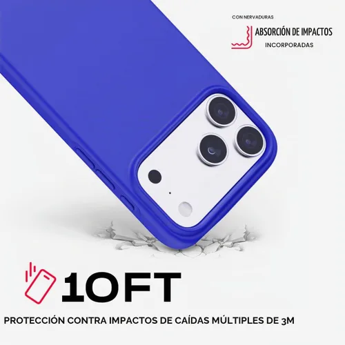 Vista 8 de Tech21 EvoLite con MagSafe para Apple iPhone 17 Pro Max Azul Eléctrico