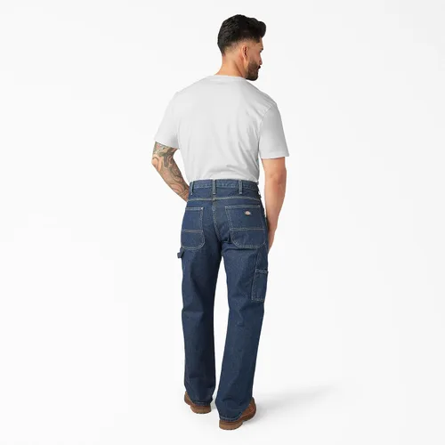 Vista 5 de Dickies pantalones de jean de ajuste holgado estilo carpintero para hombre