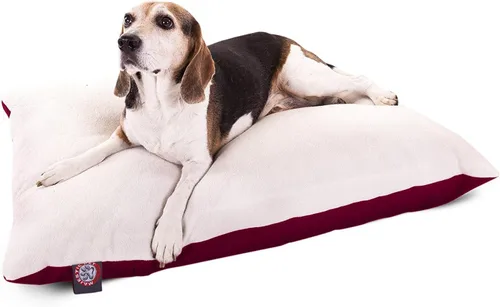 Vista 7 de Majestic Pet Cama rectangular para perros tamaño mediano, lavable, funda extraíble, cama para mascotas, cama para jaula para perros, cama de gran