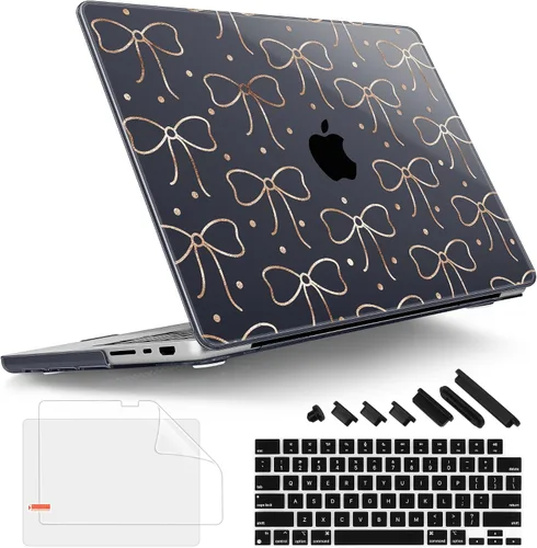 Vista 22 de Tuiklol - Funda para MacBook Pro de 14 pulgadas, versión 2026, 2025, 2024 Noche bosque oscuro