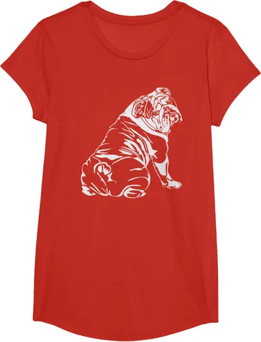 Vista 42 de Gracioso Bulldog Inglés playera perro Hund playera regalo, Azul (Heather blue)