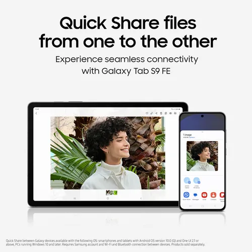 Vista 9 de SAMSUNG Galaxy S24 FE AI Phone, smartphone Android totalmente desbloqueado de 128 GB, cámara de alta resolución de 50 MP, batería de larga duración