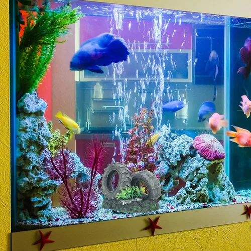 Vista 9 de DOITOOL Escondite de peces y camarones, decoración de coches, accesorios de escritorio, escondite de peces, escondite de acuario, decoración