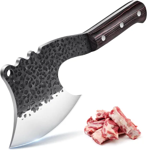 Vista 7 de Cuchillo de corte de hueso ROCOCO - Hacha de hueso de carne de cocina