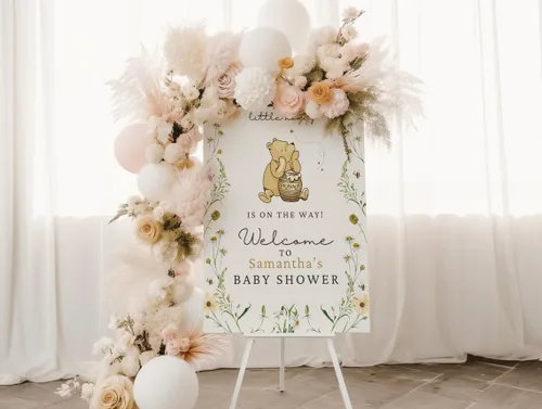 Vista 18 de Letrero personalizado para baby shower, letrero de bienvenida para baby shower, letrero para baby shower, personalizable para niña o niño, letrero