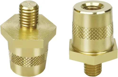 Vista 8 de 2 conectores de terminal de batería, adaptador de poste de latón para terminal de batería automática, terminal de rosca de poste superior, adaptador