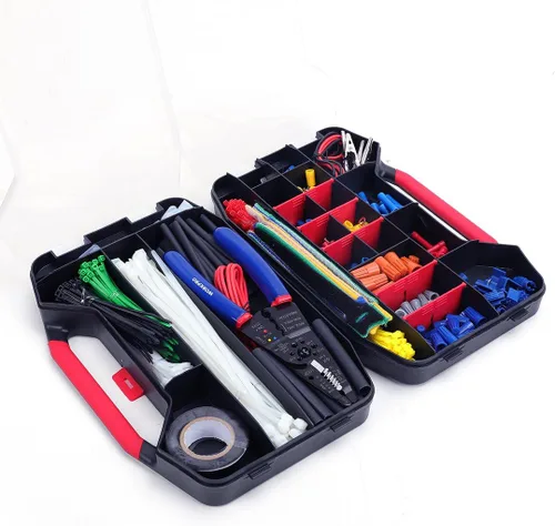 Vista 5 de WORKPRO Kit de herramientas de prensado con conectores de alambre