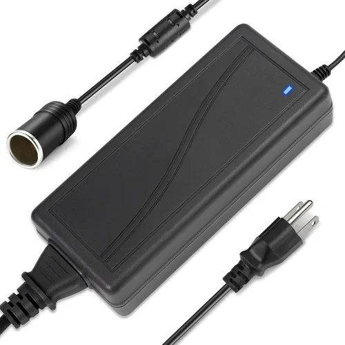 Vista 13 de Convertidor de 110V CA a CC 12V 2A 24W, adaptador de encendedor de cigarrillos a enchufe de pared 110-240V, adaptador de fuente de alimentación