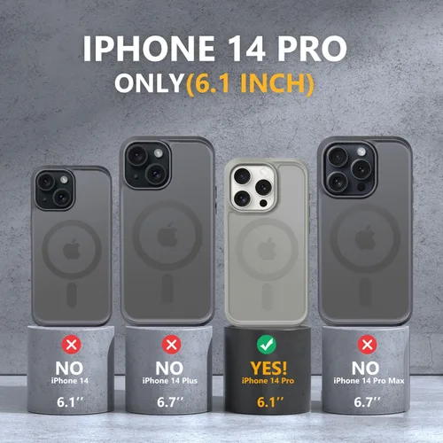 Vista 330 de MOCCA - Funda magnética resistente para iPhone XR de 6.1 pulgadas, compatible con MagSafe, funda con protección contra caídas de grado militar