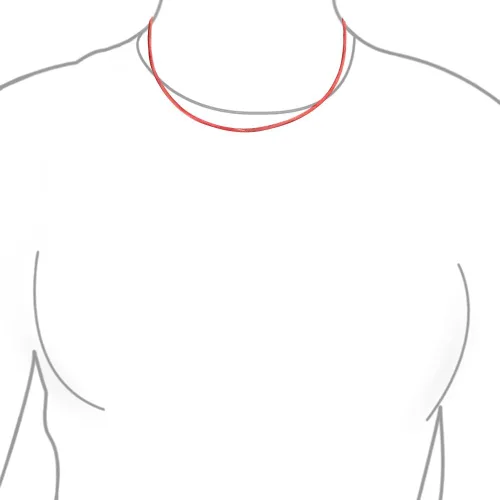 Vista 2 de Bling Jewelry Collar de hilo de seda satinada suave y fina para colgante, para mujeres, hombres y adolescentes, cierre de pinza de langosta de plata