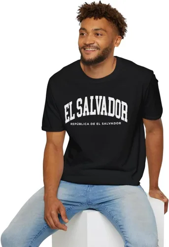 Vista 3 de El Salvador - Camiseta unisex para adulto
