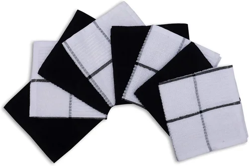 Vista 2 de AMOUR INFINI Juego de 8 paños de cocina para lavar platos, altamente absorbentes, súper suaves, trapos reutilizables de secado rápido para limpiar