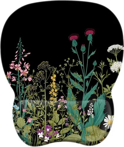 Vista 13 de EooCoo Alfombrilla ergonómica para mouse con soporte de muñeca, alfombrilla de mouse con reposamuñecas de espuma viscoelástica y base antideslizante