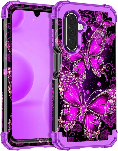 Vista 64 de Casetego Funda para Galaxy A16 5G, Tres Capas de Alta Resistencia Robusta a Prueba de Golpes, Protección Completa Rugosa de PC Duro + Parachoques