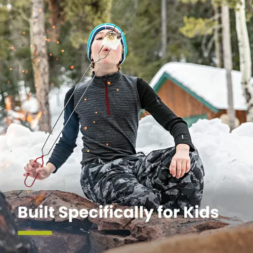 Vista 2 de Smartwool Merino 250 Reversible Pattern Cuffed Beanie - Niños