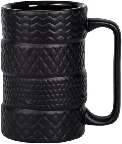 Vista 23 de Taza de café de cerámica formada murciélago creativo, tazas de agua con diseños peculiares, tazas de té de moda (murciélago)