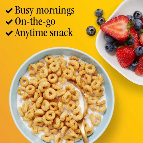 Vista 7 de Cheerios de calabaza y especias, cereales para el desayuno sin gluten, 10.8 onzas