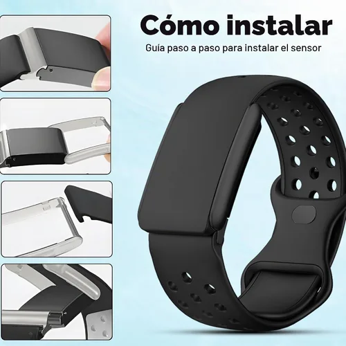 Vista 4 de DADO Whoop 5.0 Correa de silicona compatible – Banda ajustable inspirada en el deporte, correa de muñeca transpirable y ligera de repuesto para Todo