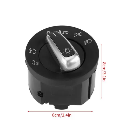 Vista 4 de Kit de interruptor de faro delantero, interruptor de faro delantero, sensor de control moduel para MK5 MK6 B6 3C OE: 5ND941431B
