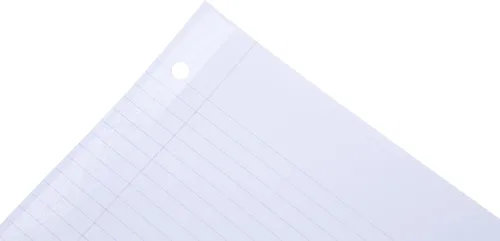 Vista 4 de Mintra - Papel de relleno reforzado (400 hojas (paquete de 4 de 100), rayas universitarias)