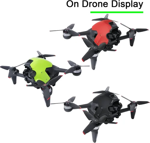 Vista 7 de FPV Carcasa superior compatible con dron DJI FPV, cubierta de repuesto de respaldo, Fly More Kit combinado con vista en primera persona Drone UAV