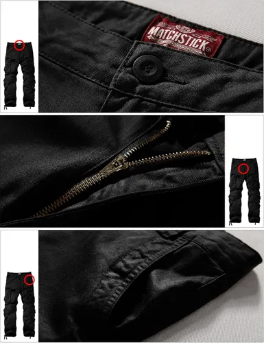 Vista 5 de Match - Pantalones Wild tipo cargo, para hombre