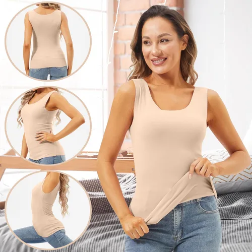 Vista 3 de 6 camisetas térmicas de invierno para mujer