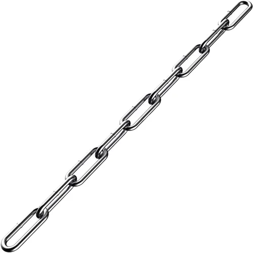 Vista 12 de Cadena de Acero Inoxidable, Lsqurel Cadena de Eslabones de Metal de 6.5 pies, Cadena de Servicio Pesado de 1/4 pulgadas, Cadena de Utilidad, Cadena