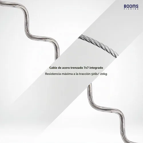 Vista 4 de Booms Fishing T02 - Correa de caña de pescar, correa de remo para kayak, accesorios de pesca para tabla de remo, cordón de pesca resistente