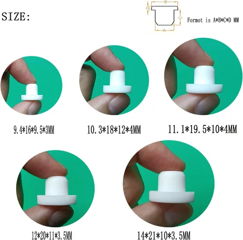 Vista 2 de Tapón de silicona para ombligo, 7 unidades, para la abdominoplastia, entrenador de ombligo utilizado para moldeador de ombligo destinado a