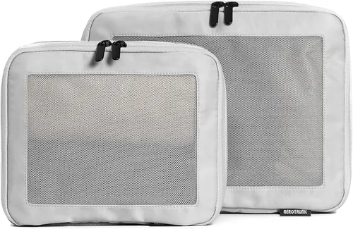 Vista 12 de Aerotrunk Cubos de embalaje de compresión para viajes, paquete de 2, beige