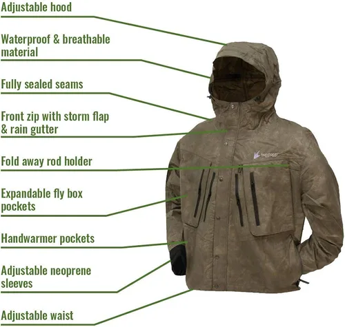 Vista 2 de Frogg Toggs Tekk Toad jacket de vadear