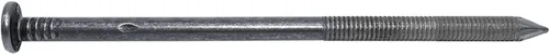 Vista 4 de 1/4" x 5" (40d) Tempered Ring Shank Pole Barn Nails - Use for landscaping timbers, railroad ties, pole barns and load bearing structures. 5 Pound