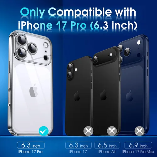 Vista 875 de Supdeal Funda cristalina transparente para iPhone 11, [No se amarillea] [Protección de la cámara] [Probado contra caídas de grado militar] Funda