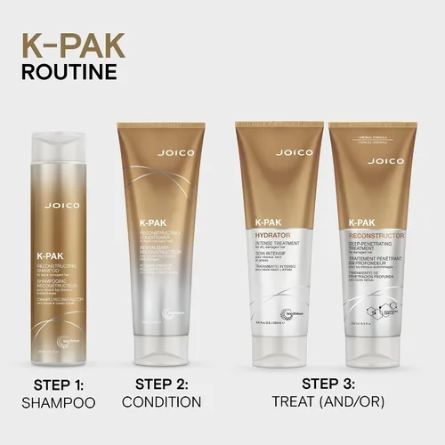 Vista 6 de Joico K-Pak Hydrator Intense Treatment For Dry, Damaged Hair Boost Shine Improve Elasticity Instant Hydration & Softness With Keratin &