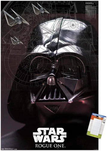 Vista 17 de Trends International Star Wars: Rogue One - Póster de pared de Lord Sith, 14.725 x 22.375 pulgadas, versión enmarcada de madera de granero