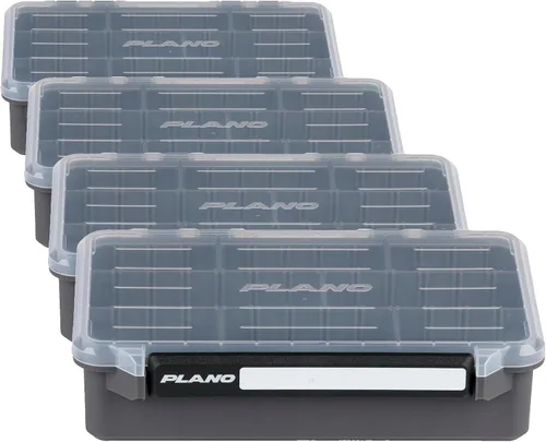 Vista 11 de Plano Cajas de aparejos, paquete de 4 unidades de 3500 cajas de utilidad Prolatch Stowaway para aparejos, almacenamiento de aparejos de pesca