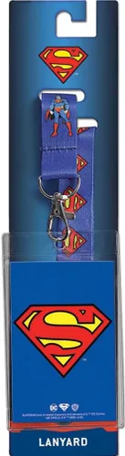 Vista 3 de Ata-Boy - Soporte para credencial de Superman, cordones de DC Comics para insignias de identificación, regalos y mercancía de Superman